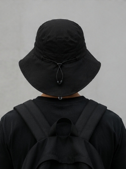 테크스킨 남여공용 넥커버 버킷햇 블랙 이미지 7