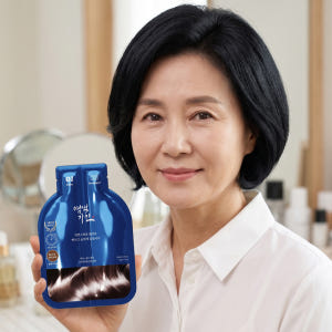 염색 가인 헤어 새치 염색약 샴푸형 3분 셀프 저자극 일회용 블랙브라운 ... 솔직 후기 | 피부 타입별 분석 - 상품 이미지 3