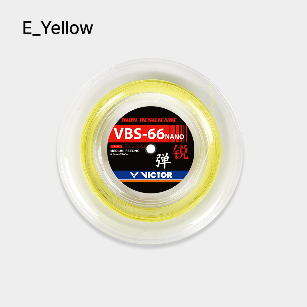 빅터 스트링 배드민턴 거트 줄 VBS-66N NANO 롤 타입 200m (0.66mm) - 상세 이미지 5