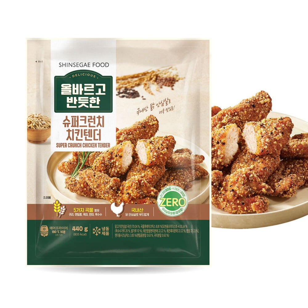 신세계푸드 올반 슈퍼크런치 치킨 텐더 440g x 4개 네멤 (17,910원/무료)