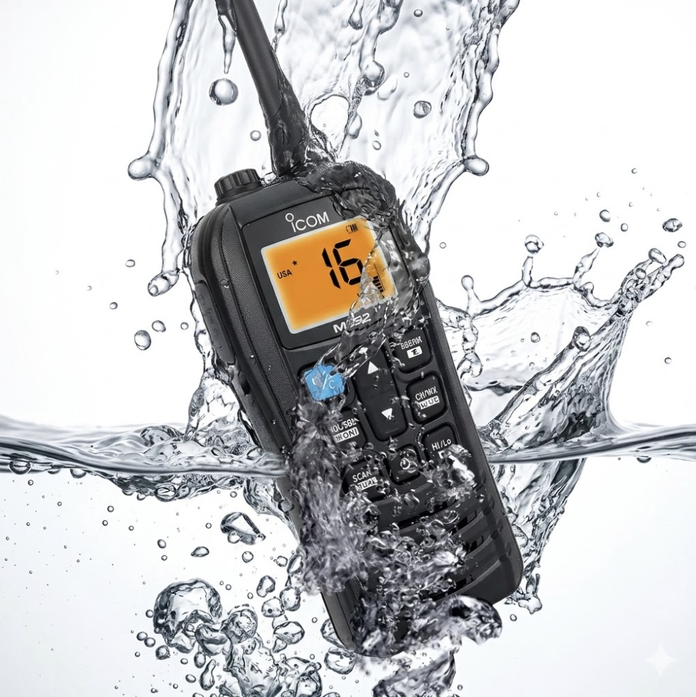 해상 방수 무전기 고주파 워키토키 ICOM IC-M36 M37 - 상품 이미지