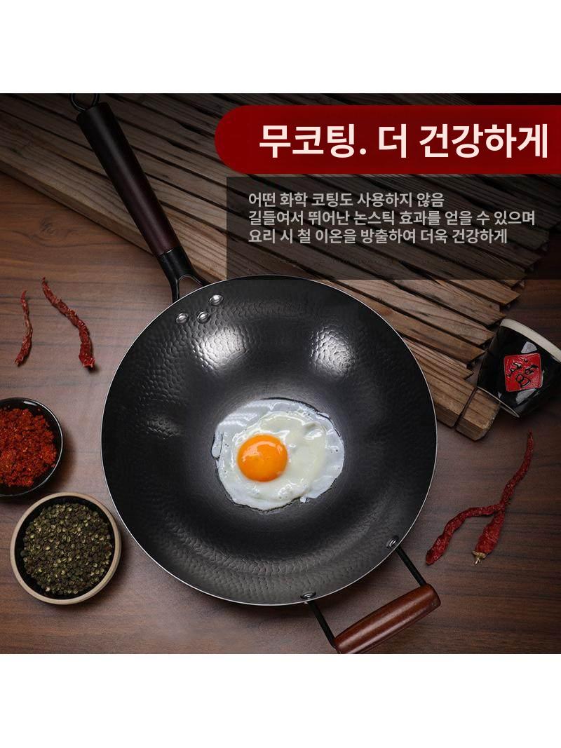 무쇠 전골냄비 업소용 가정용 화로 샤브샤브 일본식 겸용 캠핑 장갑 인덕션 직경 뷔페 - 상세 이미지 3