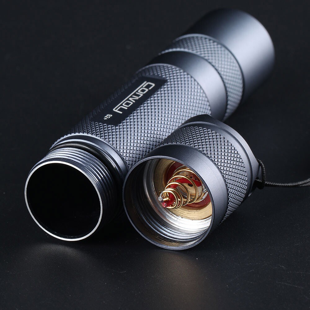 Convoy LED 초강력 18650 손전등 1800 루멘 캠핑 낚시 작업 조명 미니 랜턴 S2 Plus SST40 1 손전등 배터리 충전기 없이 세트로 찍으셔야 - 상세 이미지 3