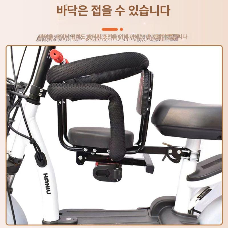 전기자전거 뒷안장 프레임 보조시트 뒷좌석 안전 뒷자리 팔걸이 보조쿠션 앞 강화 - 상세 이미지 2
