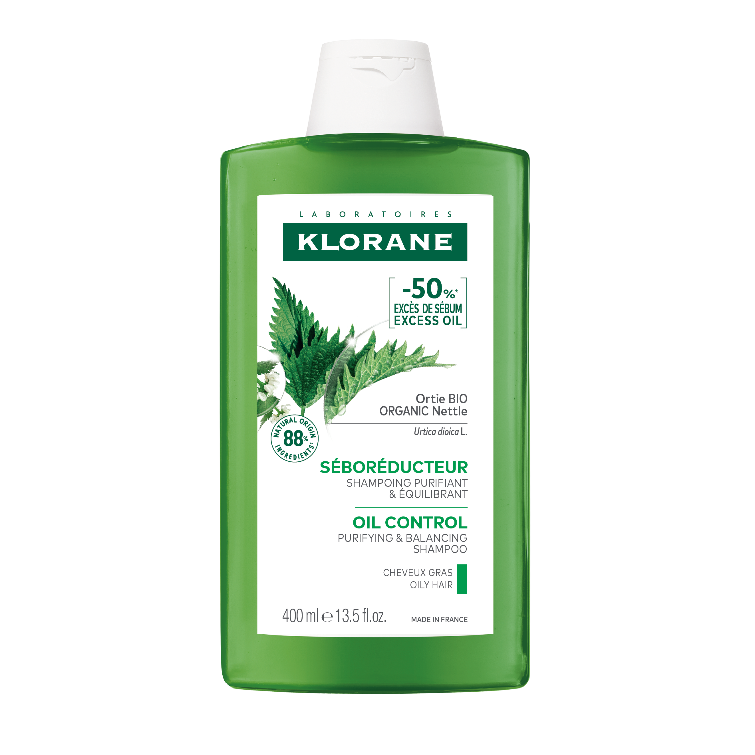 [클로란] 네틀 노세범 샴푸 400ml 3종 택 1 (+선택 없음/ 드라이 샴푸 50ml / 드라이 샴푸 150ml) (극지성두피) - 상세 이미지 2