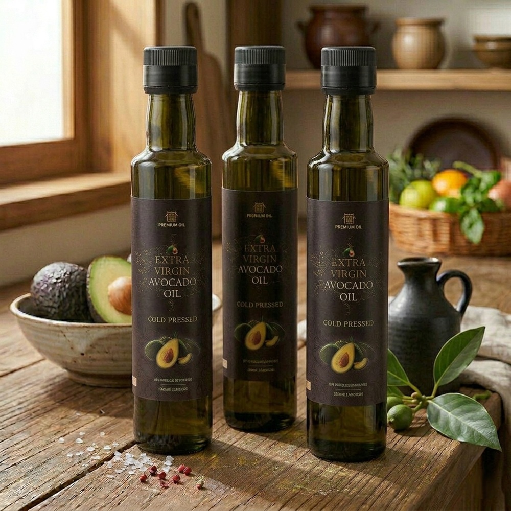 멕시코산 HASS품종 냉압착 엑스트라버진 아보카도 오일 250ml, 3개 - 상품 이미지