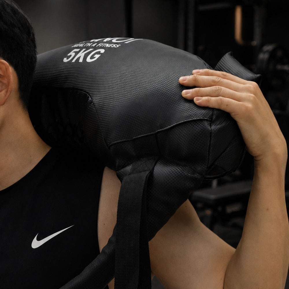 이노이 파워스윙 불가리안백 프리미엄 PVC 운동 헬스 크로스핏 웨이트백 10kg, 1개입, 1개 - 상세 이미지 4