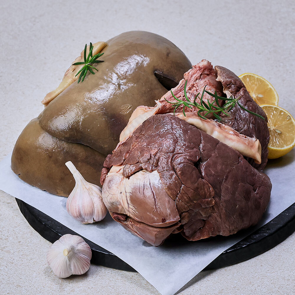 국내산 돼지로 만든 쫄깃하고 고소한 하늘빛 간허파 2kg - 상세 이미지 3