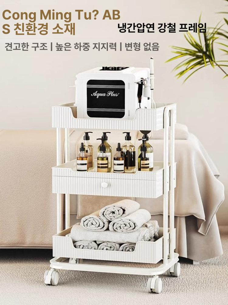 피부샵 미용트롤리 선반 드레싱카 서랍 보조수납 병원카트 다용도 의료용 업소용 뷰티 - 상세 이미지 4