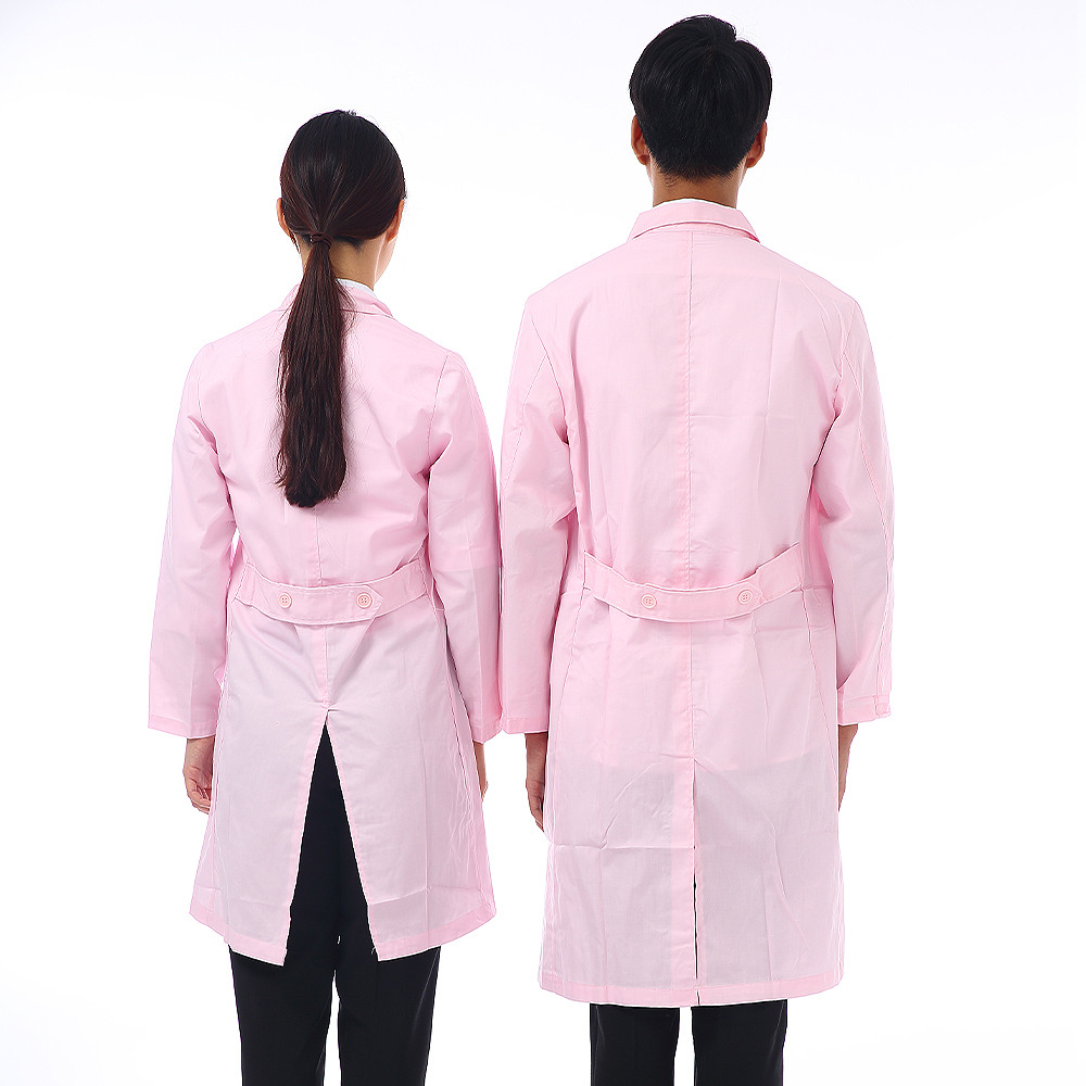 (실속형) T/C 30수 핑크색 의사 약사 영양사 실험실 실습가운 - 상세 이미지 2