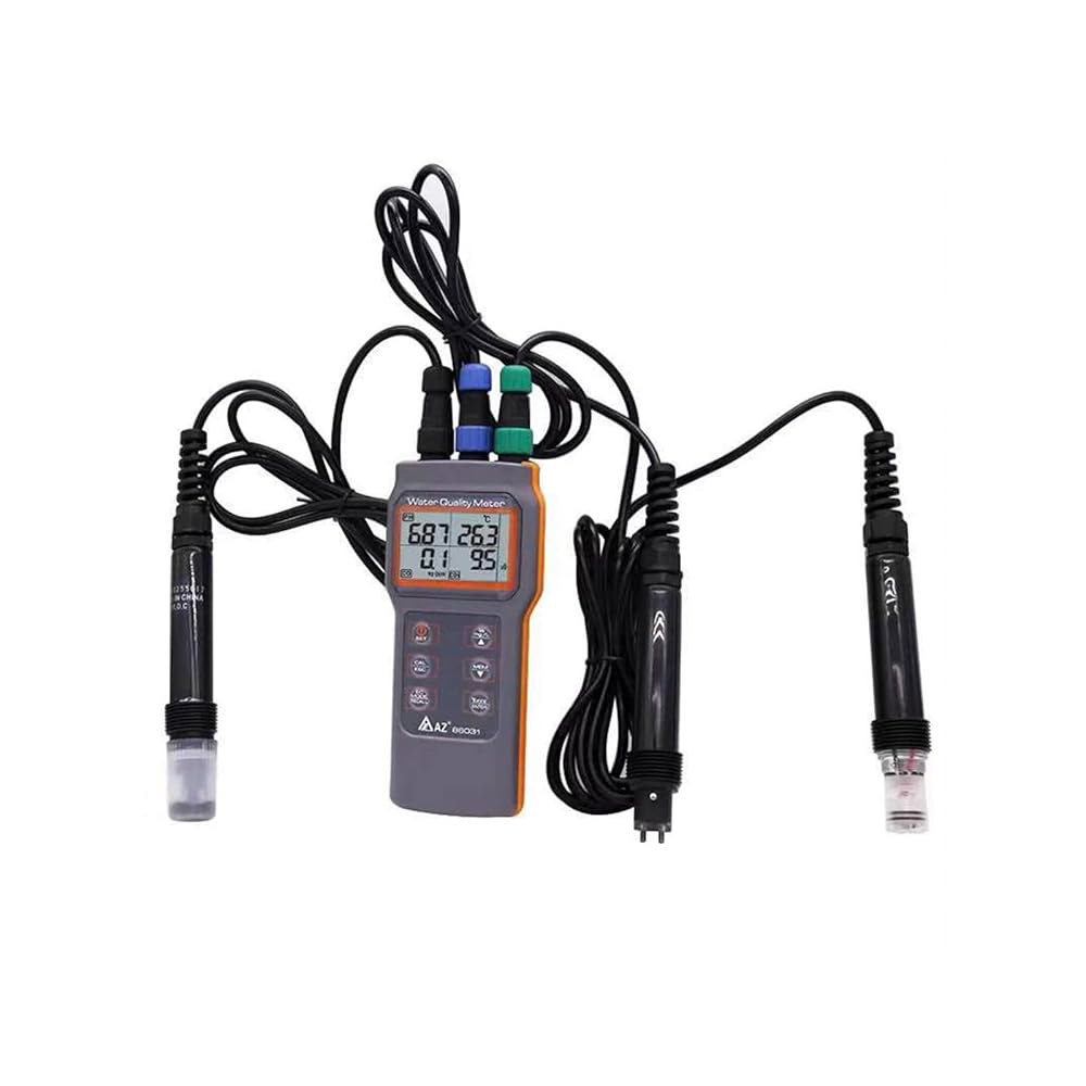 AZ-86031 5 in 1 수질 측정기 용존 산소 시험기 PH 전도도 염도 온도 AZ86031 - 상세 이미지 2