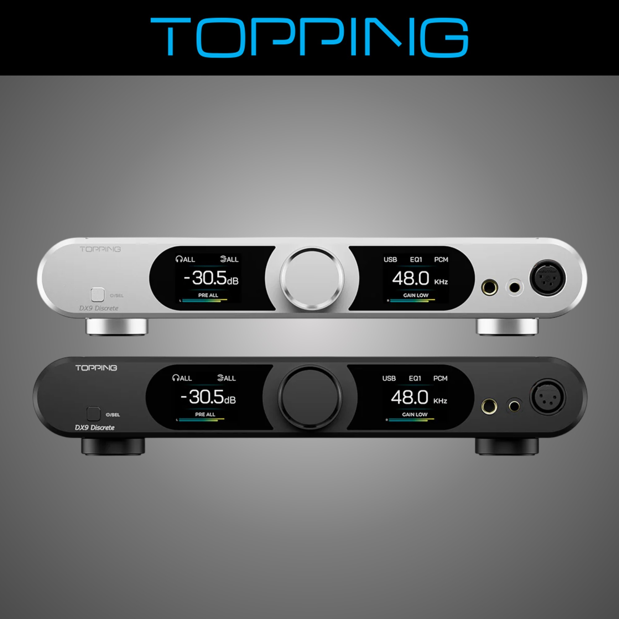 TOPPING 토핑 DX9 Discrete DAC & 헤드폰앰프 올인원 컨버터 정식수입 - 상품 이미지