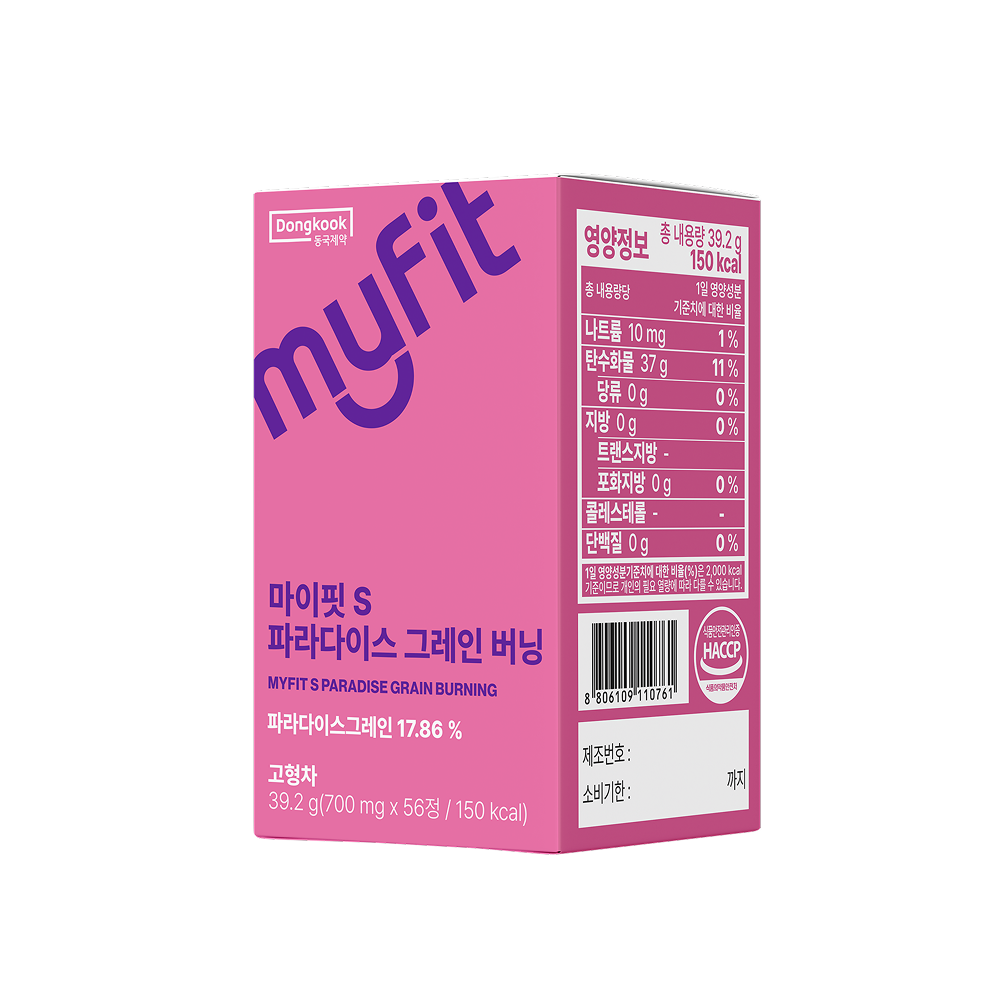 [2+1] 동국제약 마이핏S 파라다이스그레인 버닝 6-파라돌 56정, 3개 이미지 4