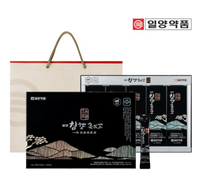 일양약품 침향 흑삼 진액 사포닌 활력고 기력 샷 스틱 30포 1박스 선물 세트 - 상세 이미지 5
