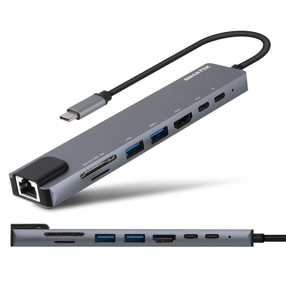 C타입허브 USB3.0 멀티허브 8in1 노트북 맥북 아이패드 HDMI DEX - 상세 이미지 2
