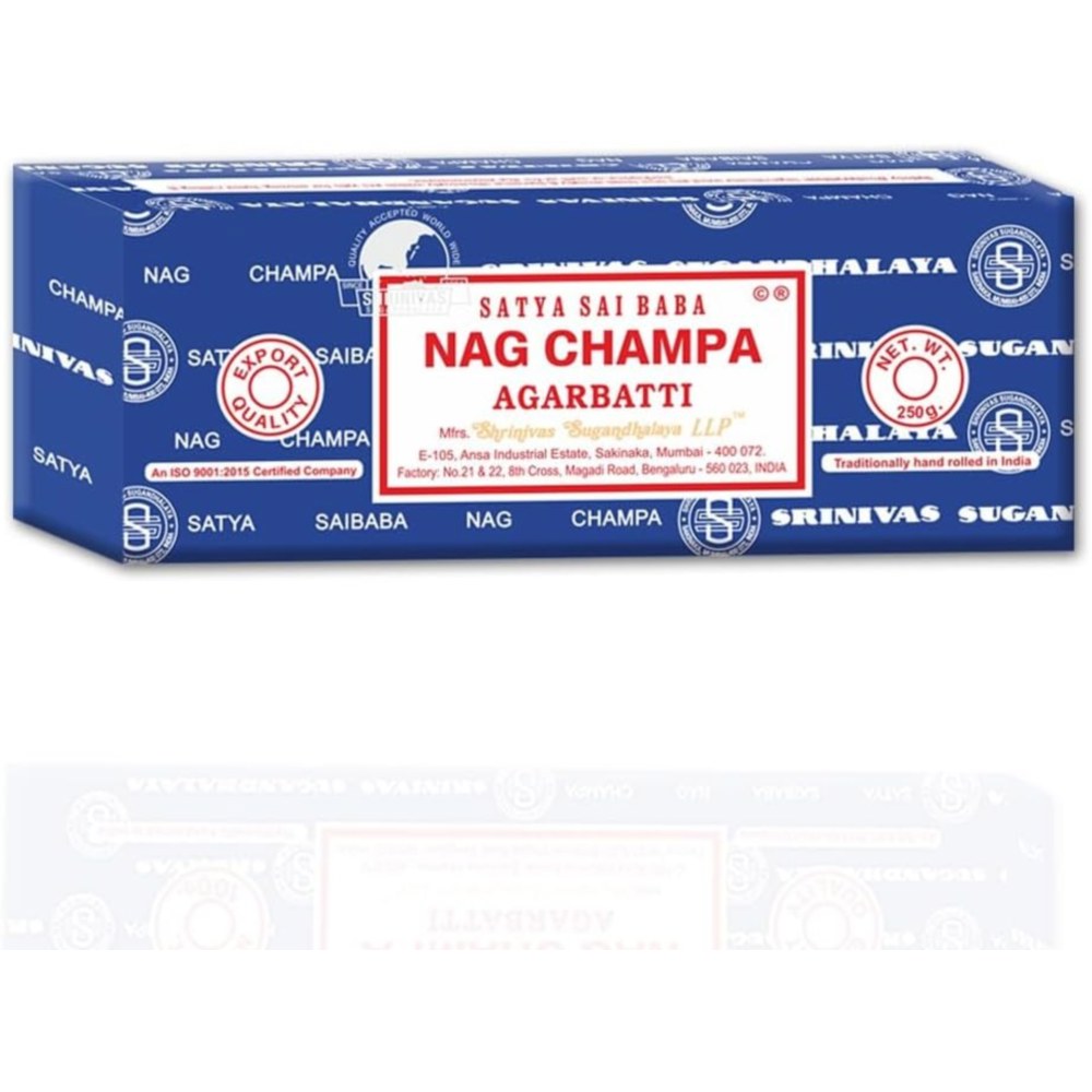 Satya Sai Baba Nag Champa Agarbatti 요가 향 250g - 상품 이미지