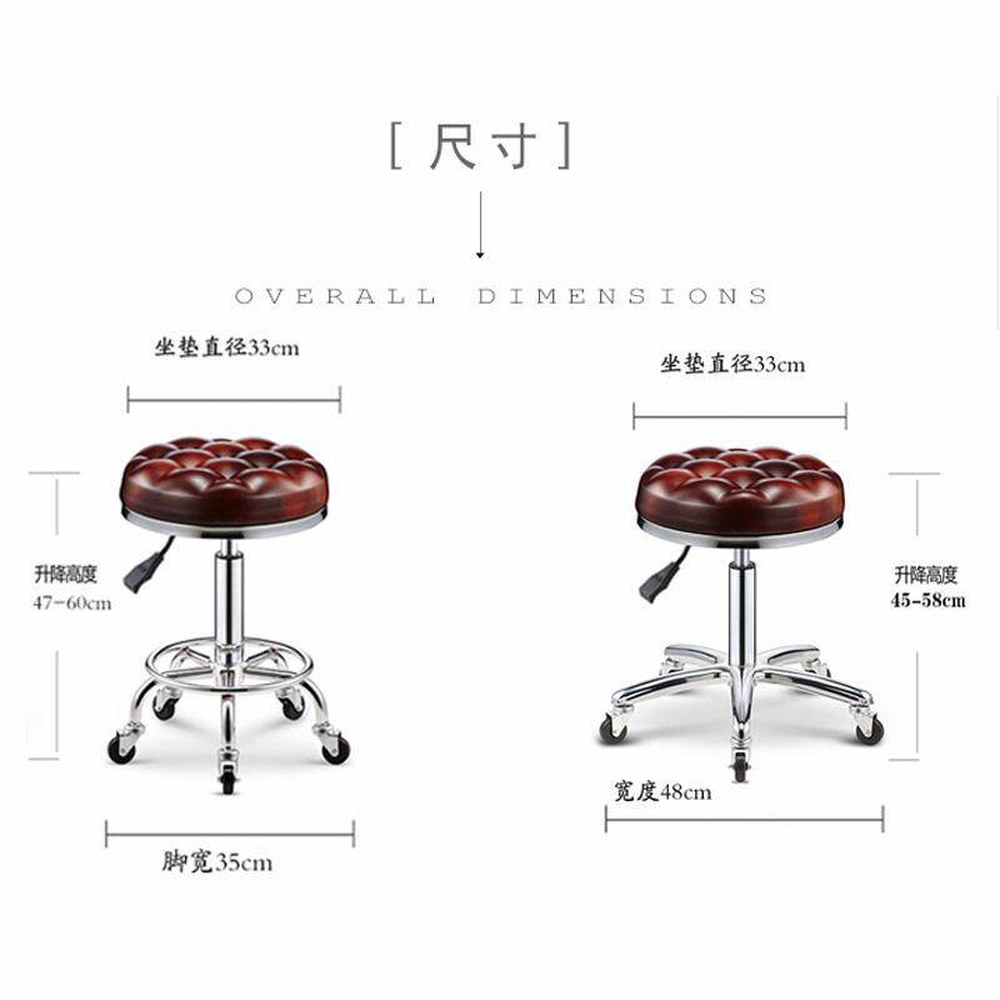 병원 의자 제도용의자 크린룸 진료용 클린룸 사무용 블랙 로프형 와이어링 - 상세 이미지 3