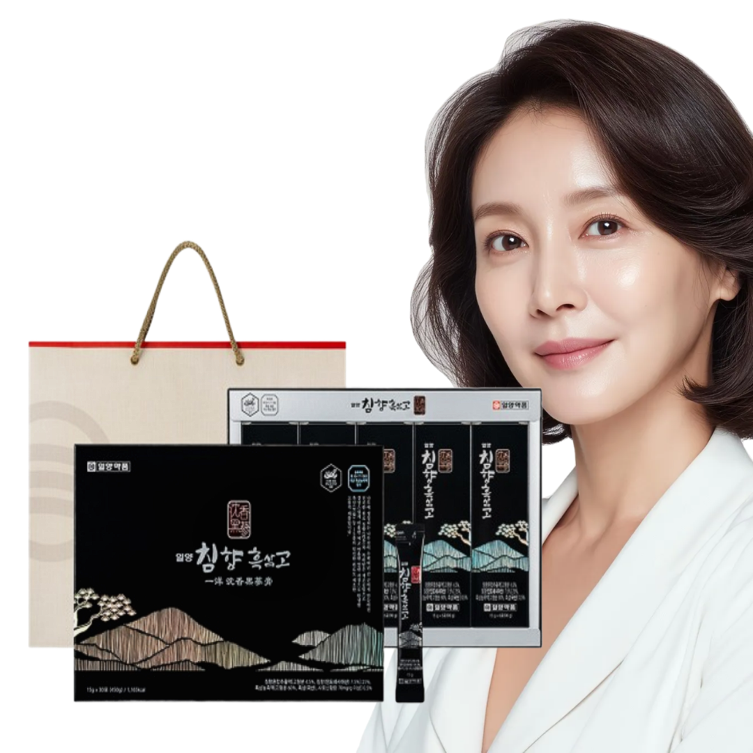 일양약품 침향 흑삼 진액 사포닌 활력고 기력 샷 스틱 30포 1박스 선물 세트 - 상품 이미지