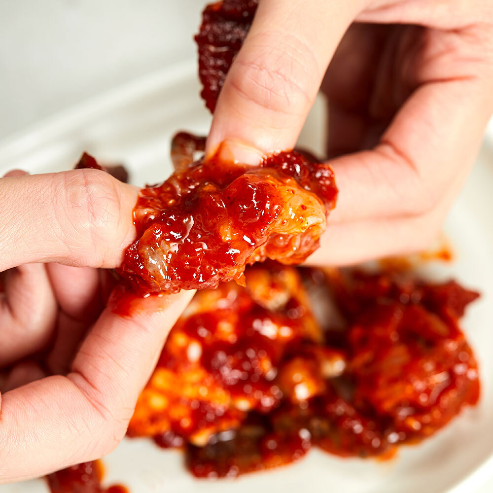 꽃게옥 북한강점 연평도산 살이 꽉 찬 꽃게장 (간장/양념) 양념맛, 1kg, 1개 - 상세 이미지 5