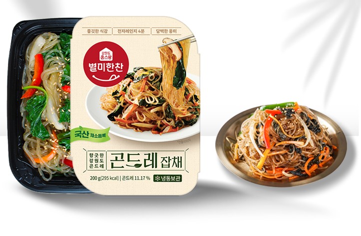 강원도 곤드레 잡채 200g 냉동 간편식 - 상세 이미지 3