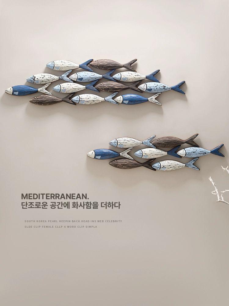횟집 벽장식 인테리어 입체 열대어 바다 식당 일식 해양 장식소품 조형물 생선 간판 - 상세 이미지 3