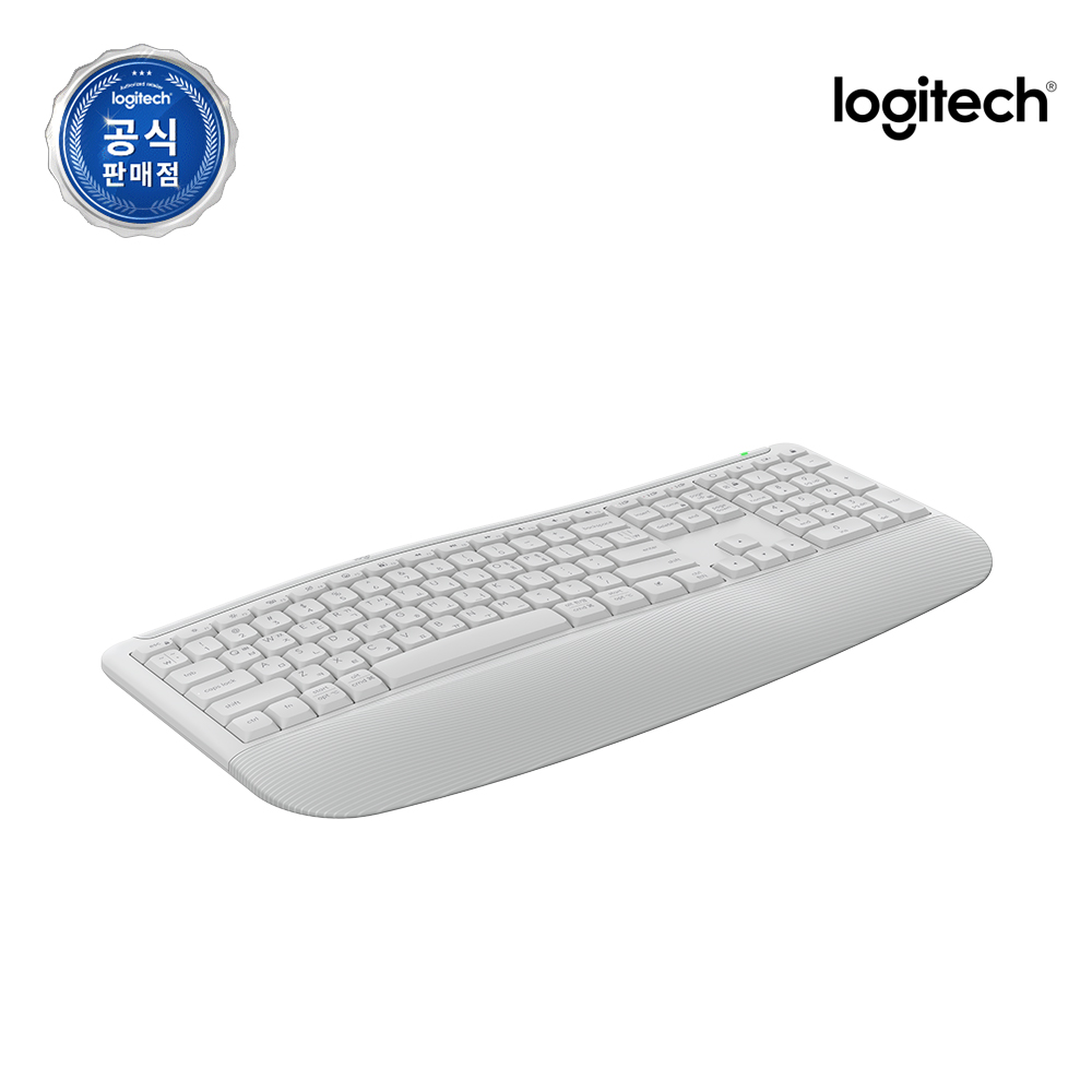 [신제품][포토리뷰] 로지텍코리아 공식 MK880 콤보 팜레스트 무소음 무선키보드마우스세트 화이트, 멤브레인 - 상세 이미지 4