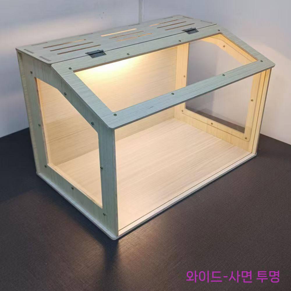 피그미다람쥐용품 야외용 사육장 대형견 개집 경사 초대형 투명 대형견집 하우스 방수 강아지 - 상세 이미지 4