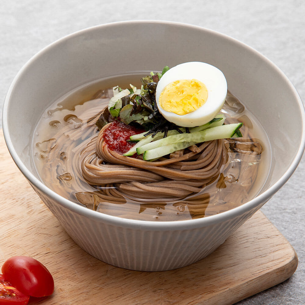 구수한 생면 메밀국수 3인분 세트 (생 메밀면 500g+메밀장 3팩)