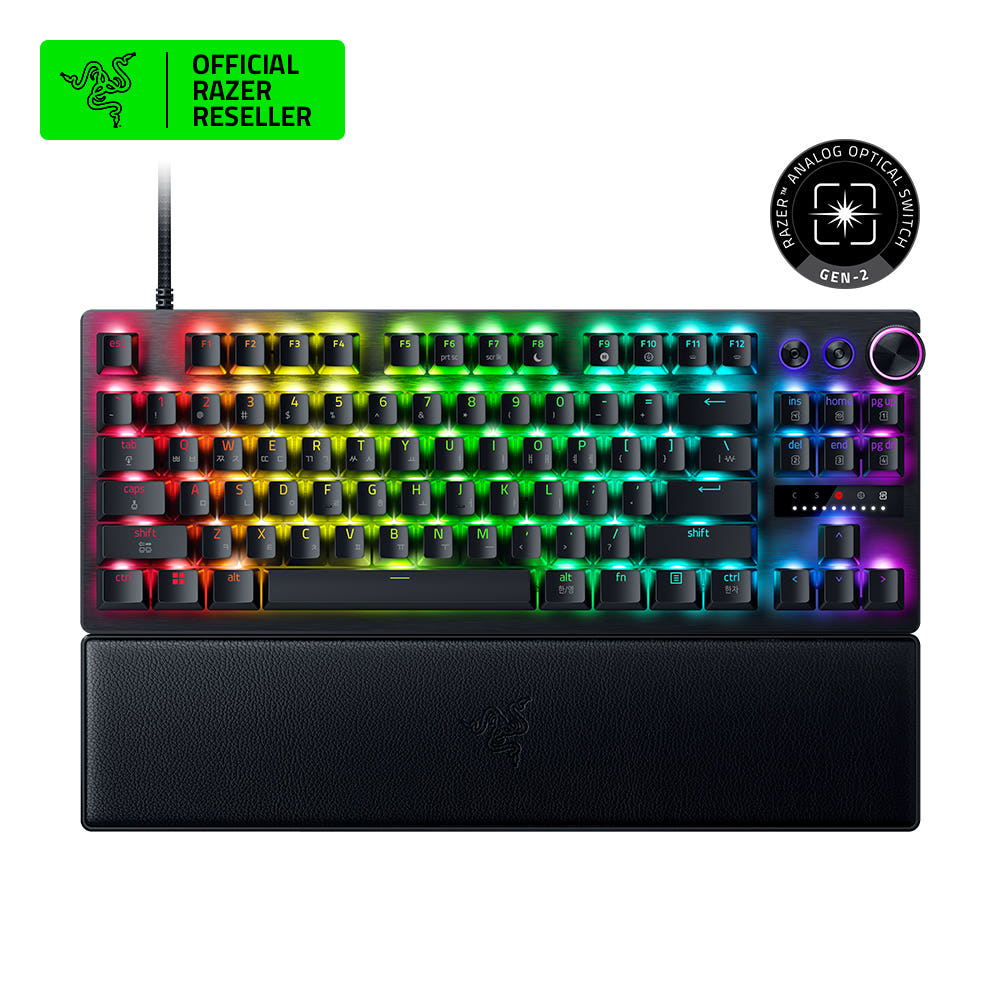 레이저코리아 Huntsman V3 Pro TKL 8KHz 게이밍 키보드 KR - 상품 이미지