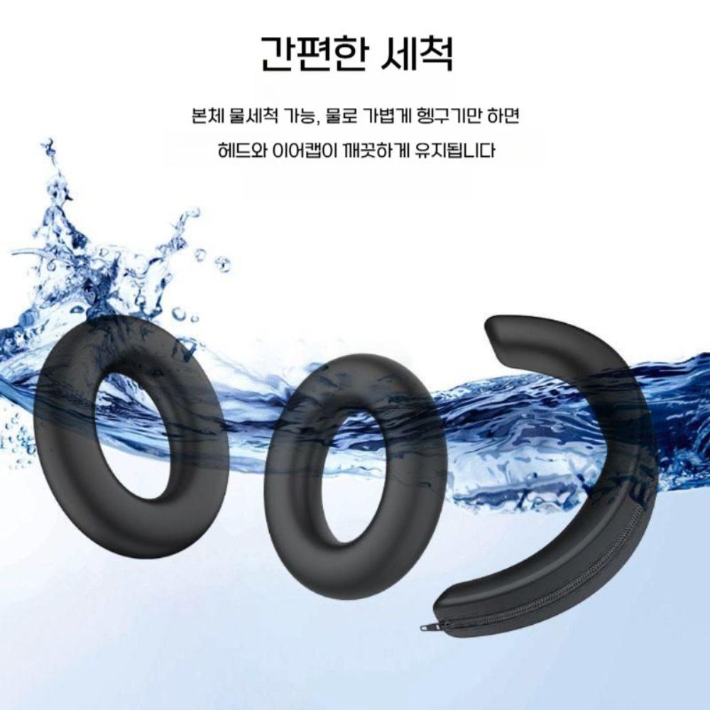 젠하이저 모멘텀4 교체 오버이어 헤드밴드 이어캡 교체 보호 커버 - 상세 이미지 3