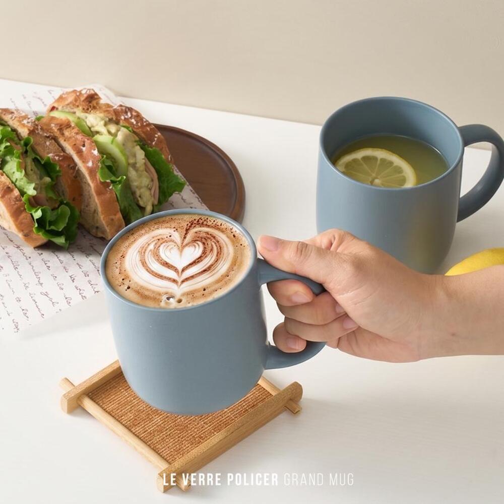 르베르폴리세 감성 아트 도자기 머그컵 520ml 2P 대용량 이미지 8