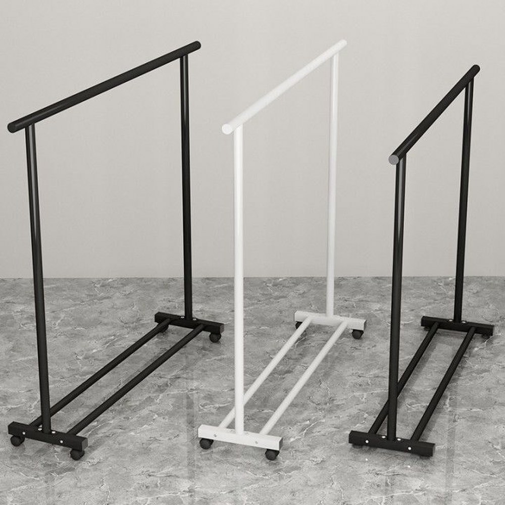업소용 행거 롱코트 알루미늄 구성 의류매장 옷걸이 키큰 골드 모자걸이 100cm 원룸 63 112cm 블랙 - 상세 이미지 3