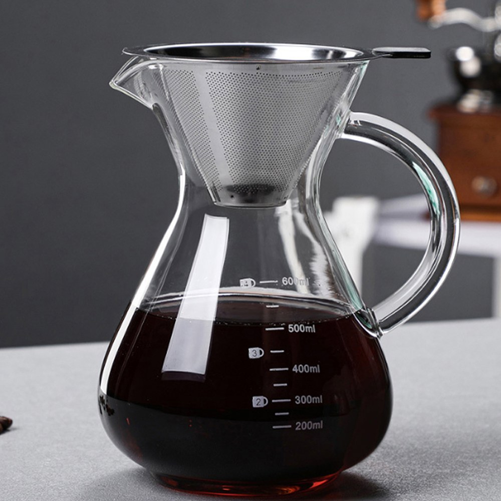 커피내리는도구 스텐 세트 드 핸드드립 400ml 커피포트 싱글포트 - 상품 이미지