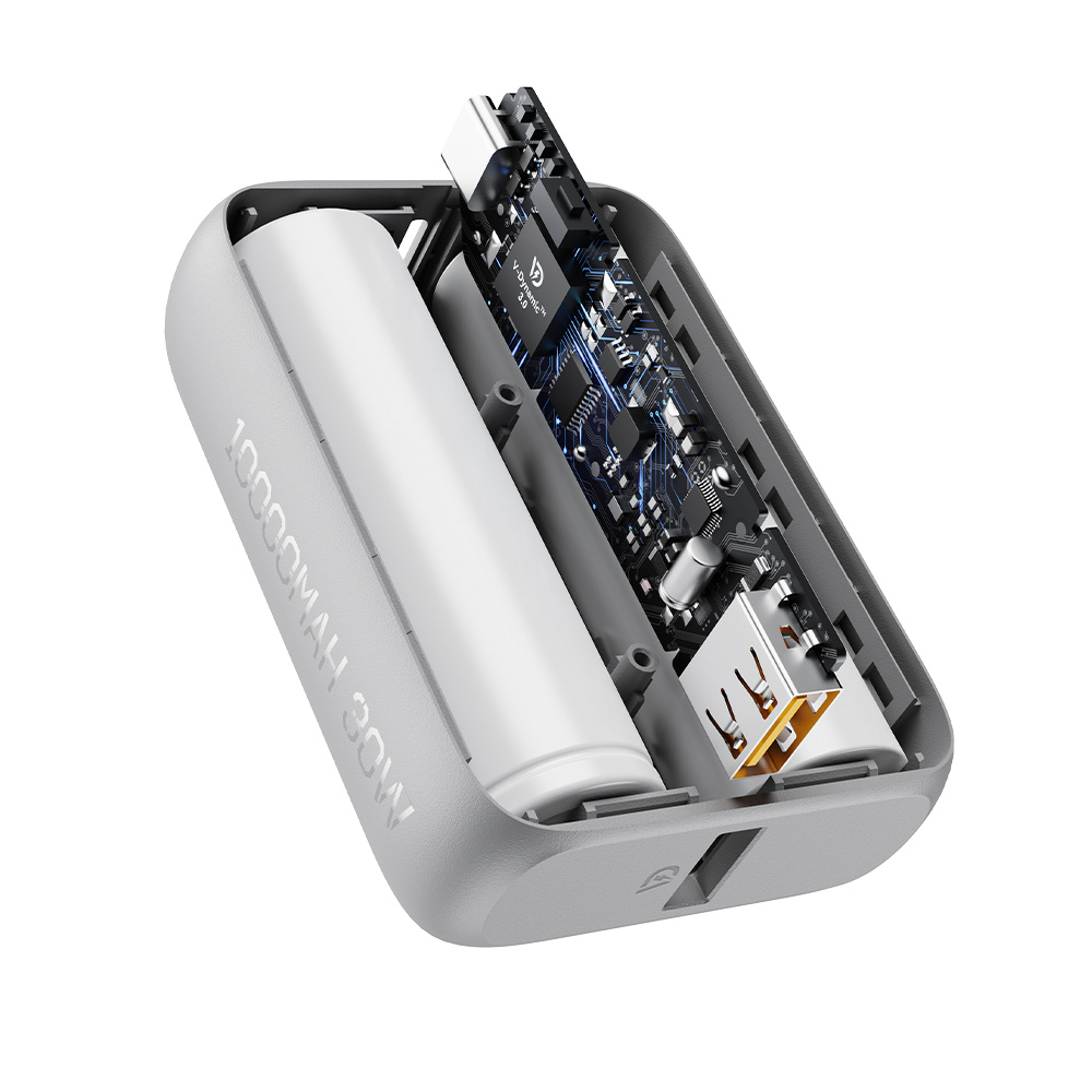 볼트미 하이퍼코어 Lite 보조배터리 22.5W CCC 3C 인증 인쇄 10000mAh, 그레이 - 상세 이미지 3