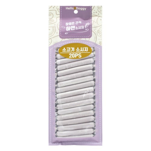 참좋은간식 하얀소시지 쇠고기, 180g, 1개 - 상품 이미지