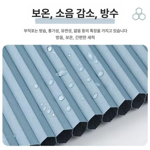 세련된 미닫이문 창고 셔터 슬라이딩 접이식 베란다 도어 투명 그레이 프레임+연그레이 패널 - 상세 이미지 3
