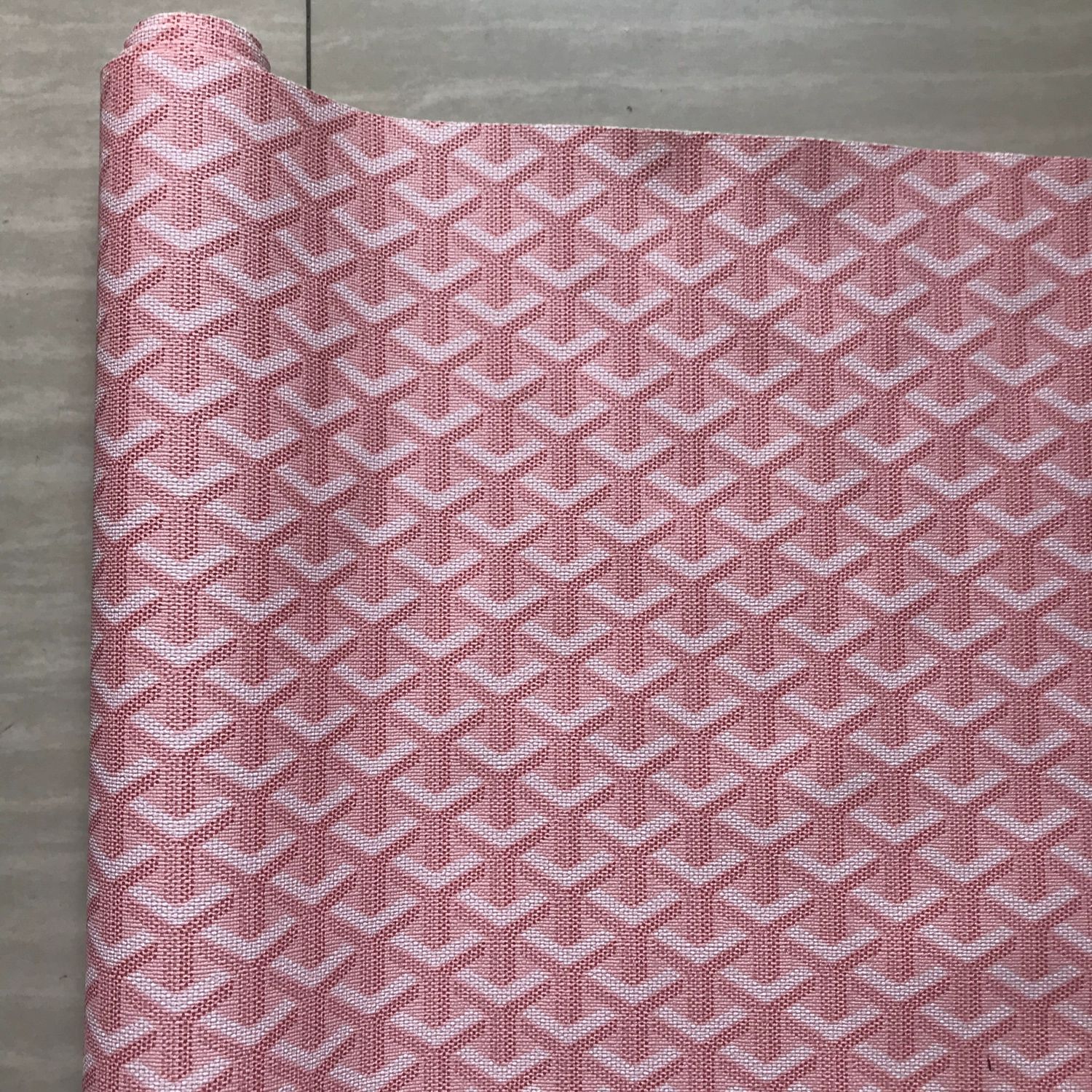 PVC PU 인조 가죽 원단 Y자형 패턴 인조가죽 핸드백 프린트 여행 가방 DIY 소재 - 상세 이미지 5