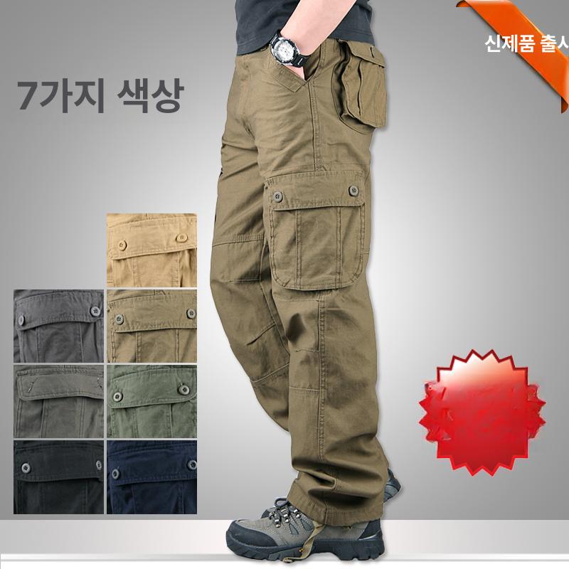 카고 건빵 택티컬 기모전술바지 팬츠 동계등산 작업복 - 상세 이미지 2