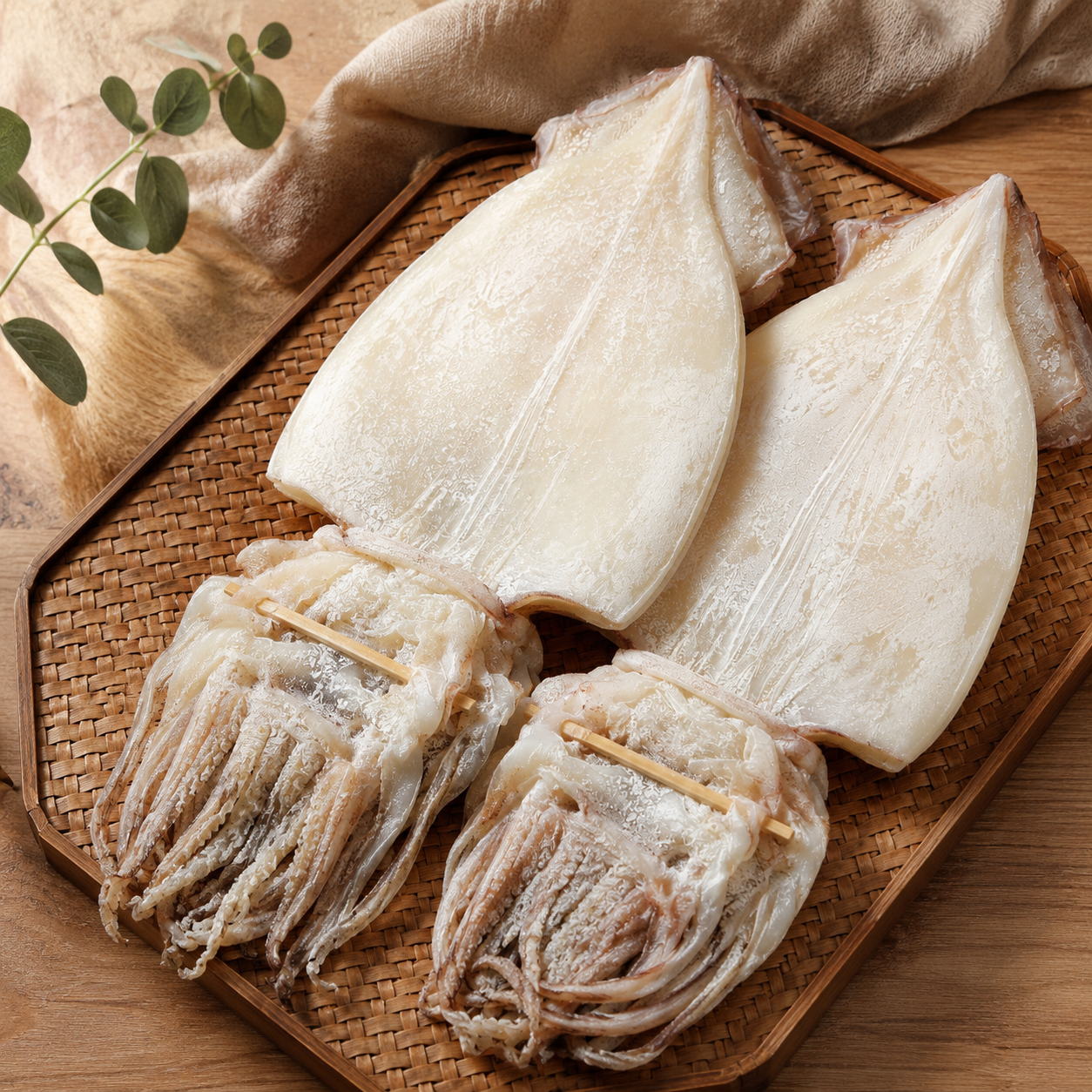 (엄마멸치) 동해안 구룡포 건조 반건조오징어 피데기 마른오징어 10마리 1.2kg, 1개 이미지 8