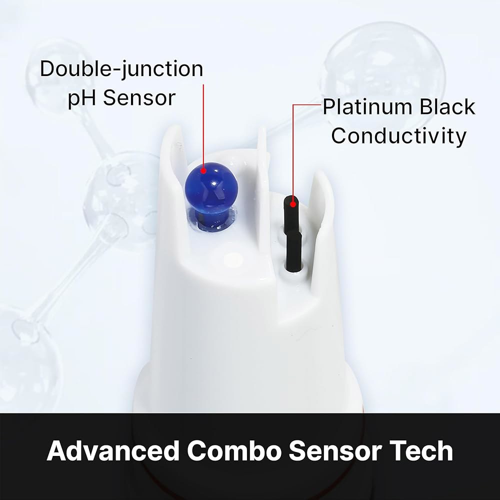 아페라 인스트루먼트, LLC-AI3719 PC60-Z 블루투스 멀티파라미터 스마트 테스터, ZenTest 모바일 앱으로 구동, pH/전도도/TDS/염도/저항/템프 측정. - 상세 이미지 3