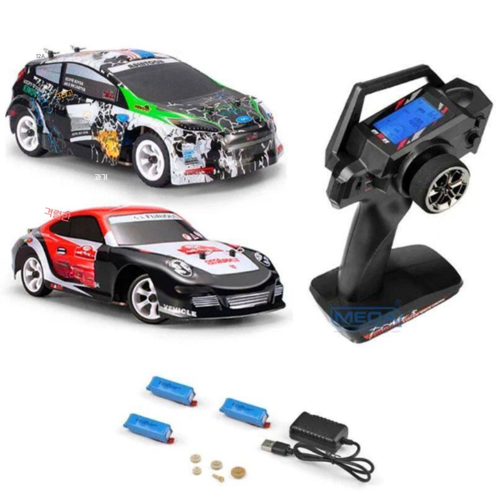 오프로드 초고속 RC카 전동 Wltoys k989 k969 284131 4륜구동 경주차 - 상품 이미지