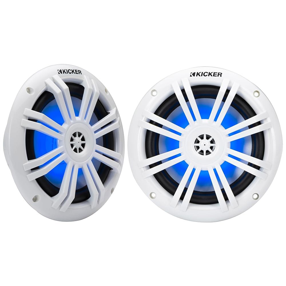 키커 51KM604WL KM 6.5인치 4 LED 해상 동축 스피커 - - 상품 이미지