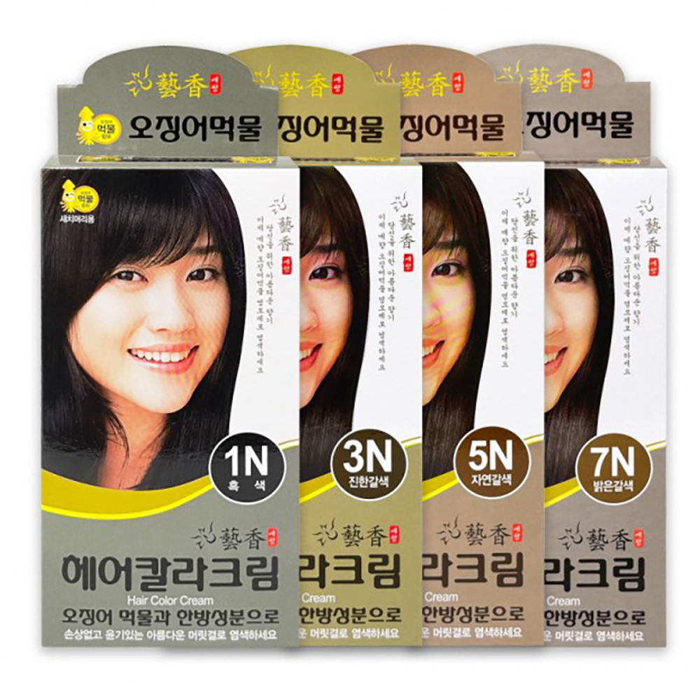 오징어먹물 염색약 예향 새치용 선택용 2EA - 상품 이미지