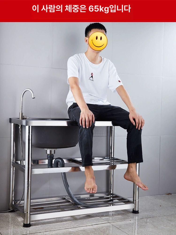 야외 간이싱크대 사무실 씽크대 베란다 원룸 카페 식당 싱크볼 작업대 계수대 세정대 - 상세 이미지 2