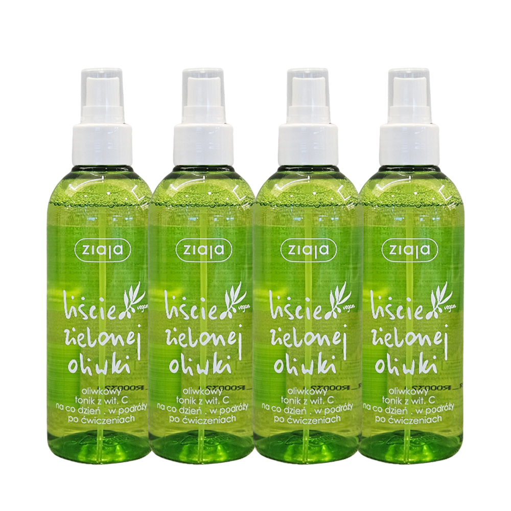 지아자 올리브 내추럴 토닉워터 비타민C 토너 200ml, 4개 - 상품 이미지