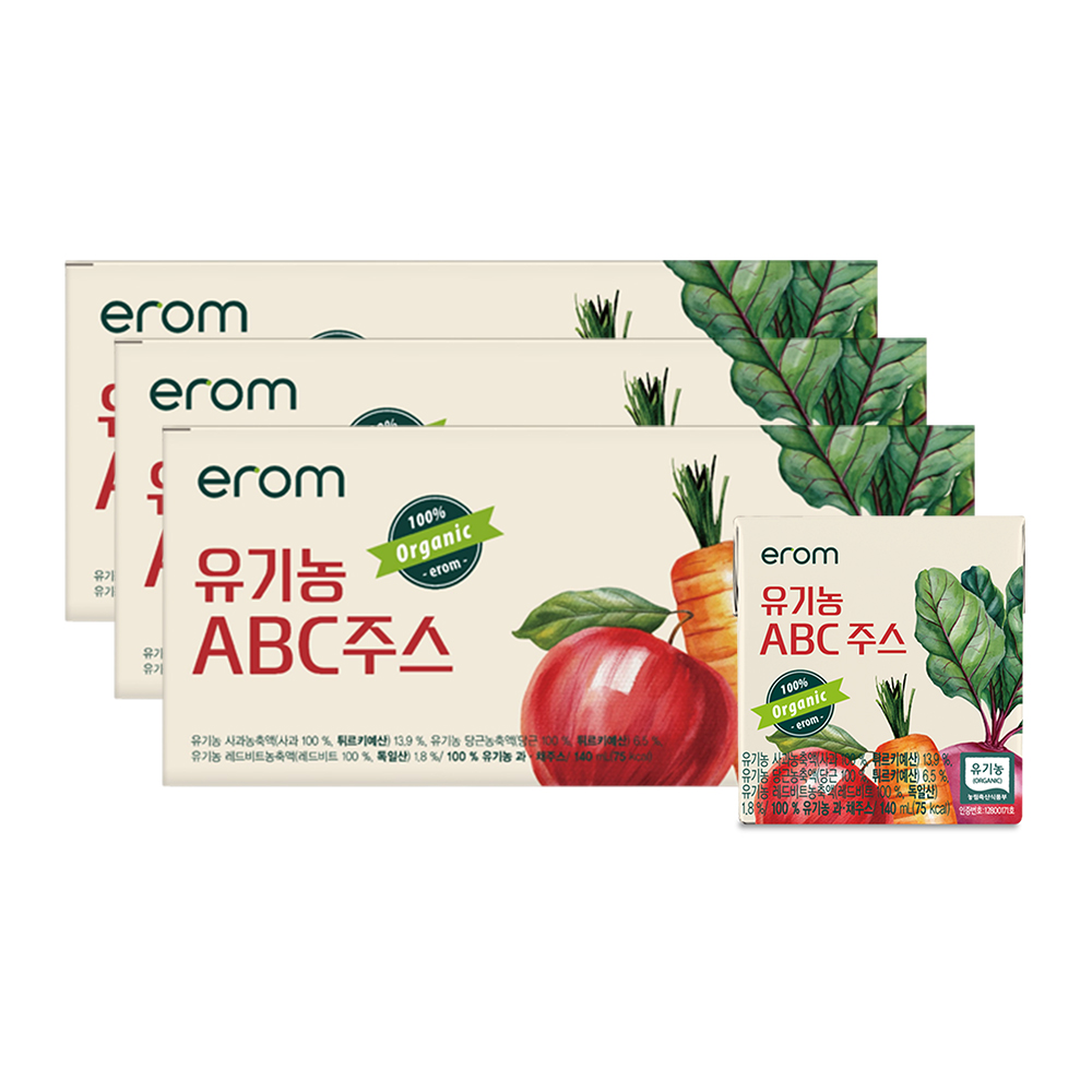 이롬 황성주의 유기농 ABC 주스, 140ml, 60개 - 상품 이미지