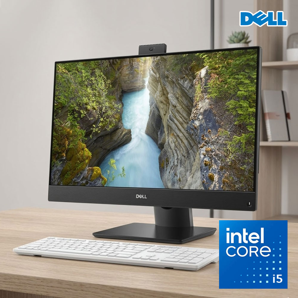 DELL OPTIPLEX 24형 올인원PC 코어i5 (9세대) 윈도11 PRO 탑재 + 무선랜/블루투스 지원 - 상품 이미지