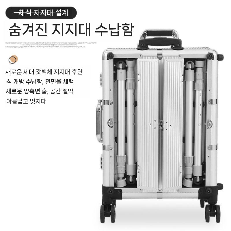 경대 화장대 메이크업 수납화장대 화장대세트 수납 거울 세트 확장형 원목 서랍장 콘솔 서랍 - 상세 이미지 3