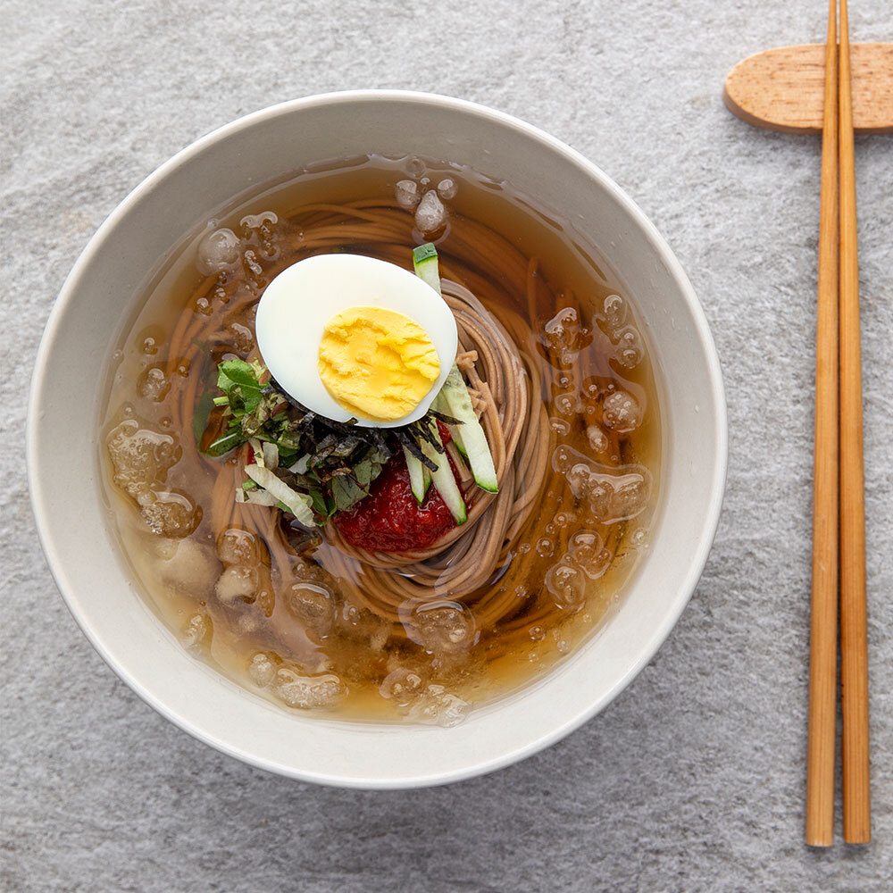 구수한 생면 메밀국수 6인분 세트 (생 메밀면 1kg+메밀장 6팩) - 상세 이미지 2
