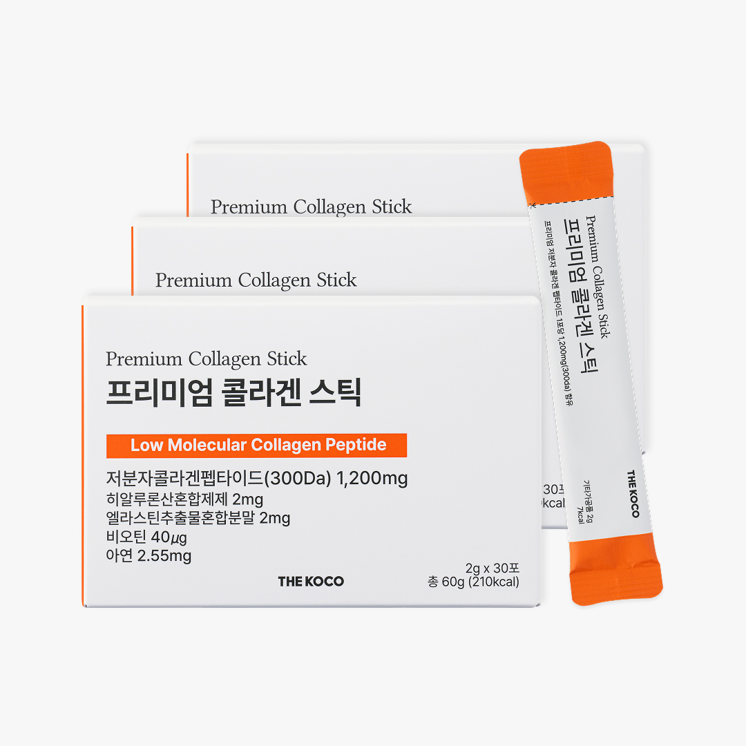 더코코 비오틴 콜라겐 펩타이드 스틱 파우더 2g 30포, 3개 - 상품 이미지
